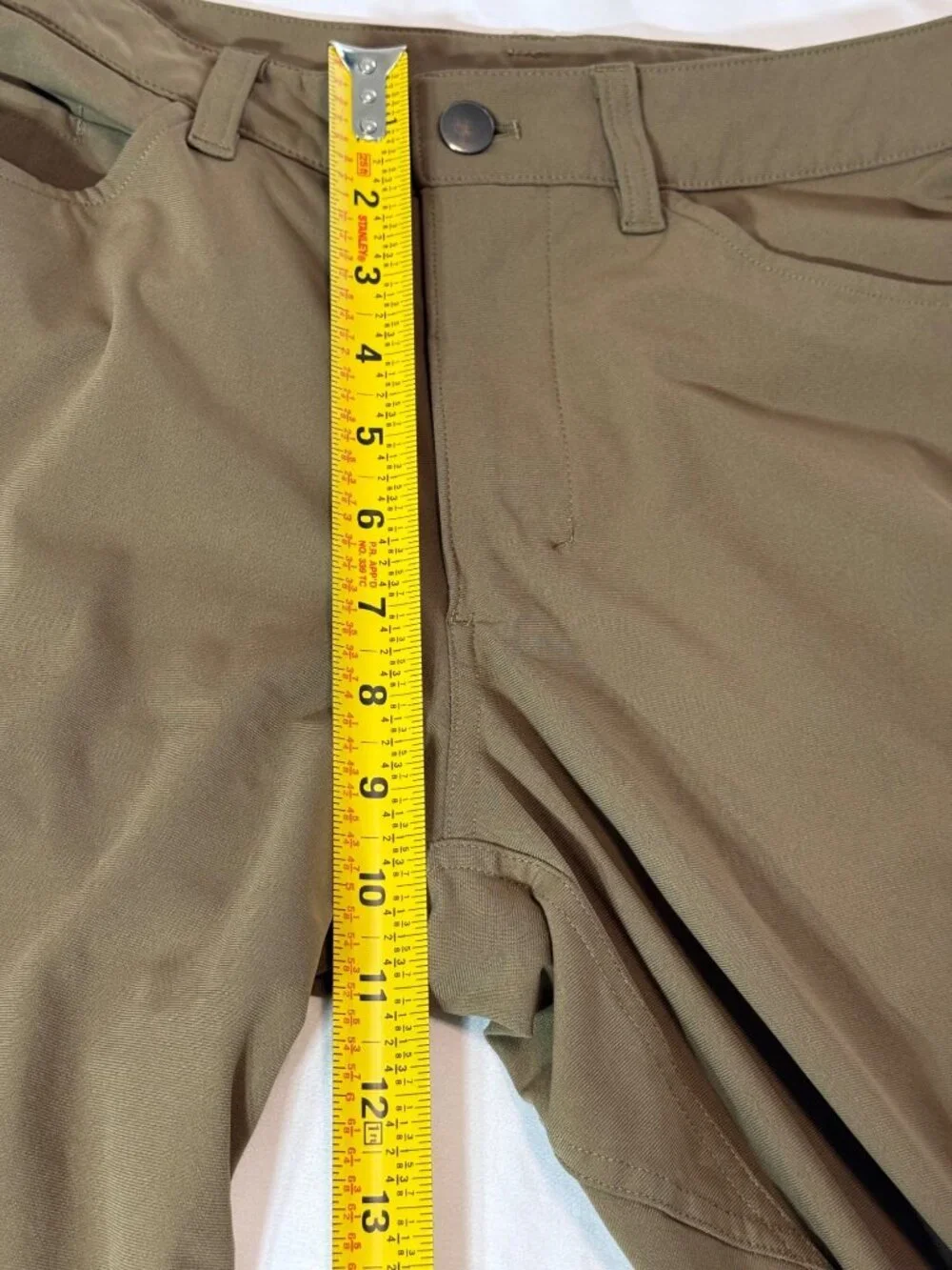 Lululemon Pants Mens 31x32 Tan Khaki ABC Classic Fit Warpstreme LM5426S